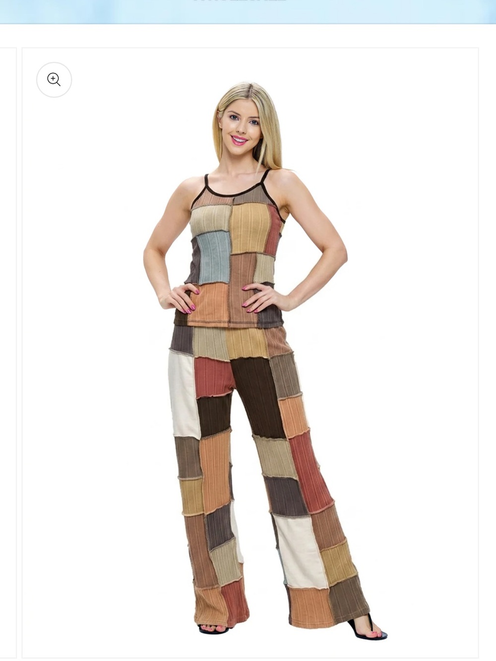 24514 MULT D Yak & Yeti Hippie Patchwork Multicolored Stitching Pants Var Sizes - Picture 2 of 2